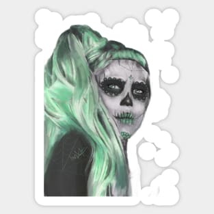 Lady of the Dead Sticker